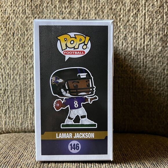 Damaged Funko Pop Box NFL Lamar Jackson #146 - Picture 4 of 6